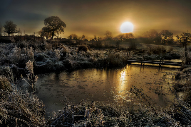 Обои картинки фото природа, восходы, закаты, рассвет