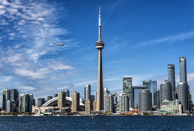 Обои картинки фото toronto downtown, города, торонто , канада, башня