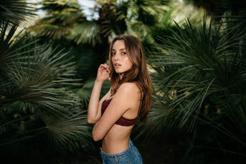 Картинка девушка девушки -unsort+ брюнетки темноволосые модель claudia+collado