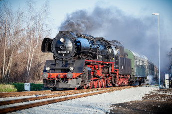 Картинка техника паровозы паровоз рельсы