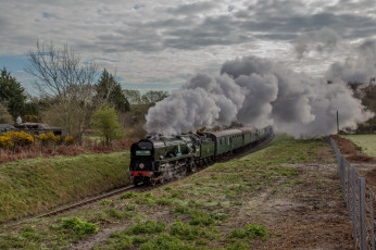 Картинка техника паровозы локомотив состав