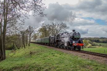 Картинка техника паровозы локомотив состав