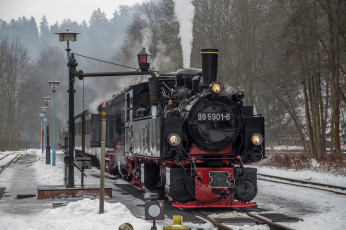 Картинка техника паровозы паровоз рельсы