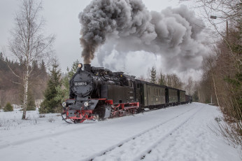 Картинка техника паровозы паровоз рельсы