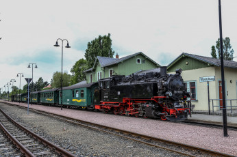 Картинка техника паровозы паровоз рельсы