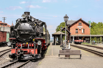 Картинка техника паровозы паровоз рельсы