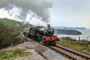 Картинка техника паровозы паровоз рельсы