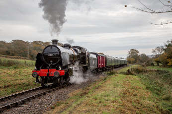 Картинка техника паровозы рельсы паровоз