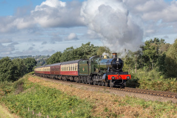 Картинка техника паровозы рельсы паровоз