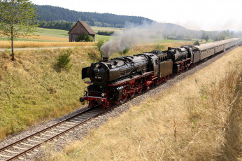 Картинка техника паровозы рельсы паровоз