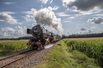 Картинка техника паровозы состав локомотив