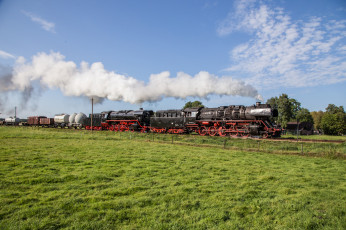 Картинка техника паровозы состав локомотив