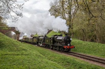 Картинка техника паровозы состав локомотив