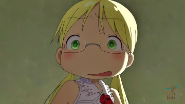 Картинка календари аниме лицо девочка взгляд 2018 очки