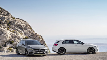 обоя mercedes-benz a-class 2019, автомобили, mercedes-benz, 2019, a-class