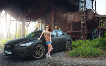 Картинка автомобили -авто+с+девушками mazda 3 sport