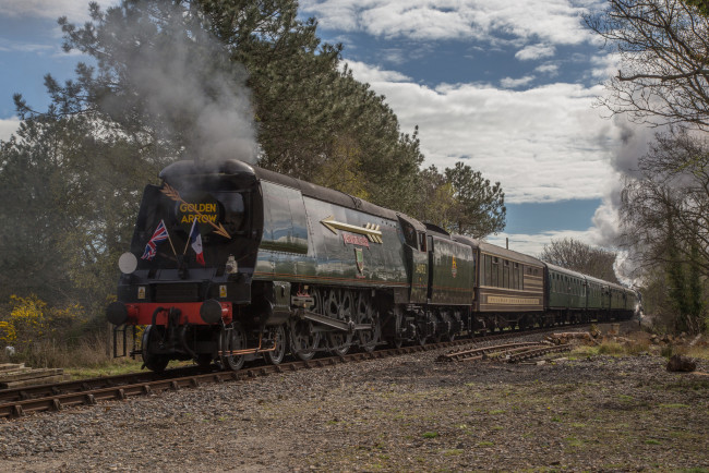 Обои картинки фото техника, паровозы, локомотив, состав