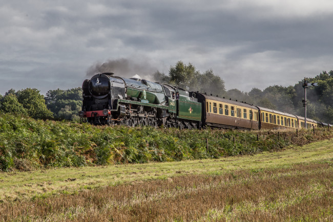 Обои картинки фото техника, паровозы, паровоз, рельсы