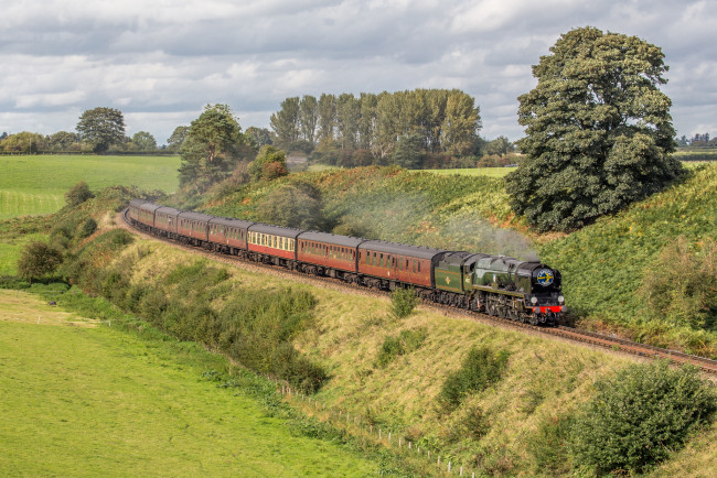 Обои картинки фото техника, паровозы, паровоз, рельсы