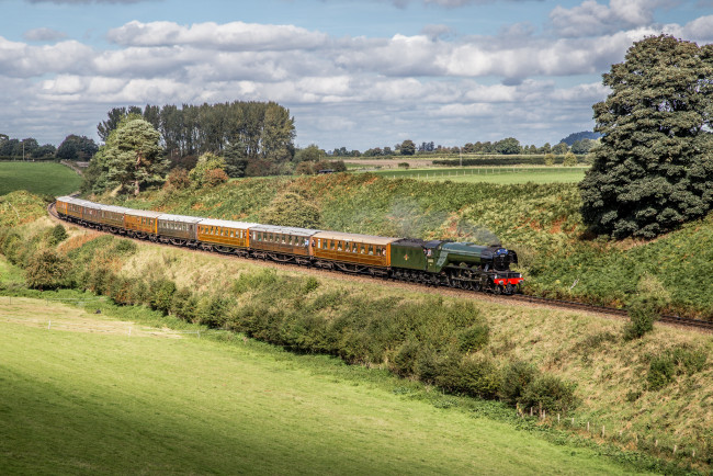 Обои картинки фото техника, паровозы, паровоз, рельсы