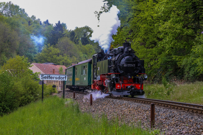 Обои картинки фото техника, паровозы, паровоз, рельсы