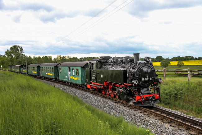 Обои картинки фото техника, паровозы, паровоз, рельсы