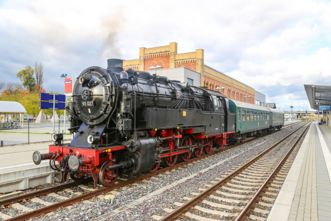 Обои картинки фото техника, паровозы, паровоз, рельсы