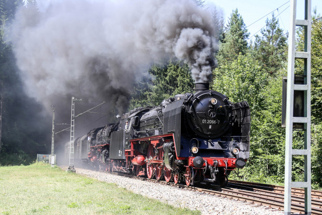 Обои картинки фото техника, паровозы, паровоз, рельсы