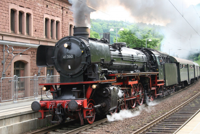 Обои картинки фото техника, паровозы, паровоз, рельсы