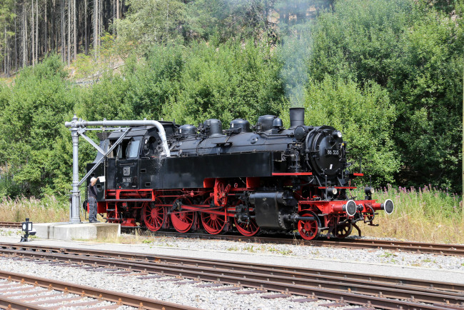 Обои картинки фото техника, паровозы, паровоз, рельсы