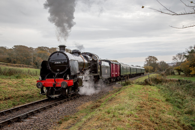 Обои картинки фото техника, паровозы, рельсы, паровоз