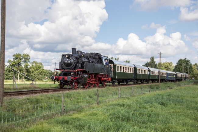 Обои картинки фото техника, паровозы, состав, локомотив