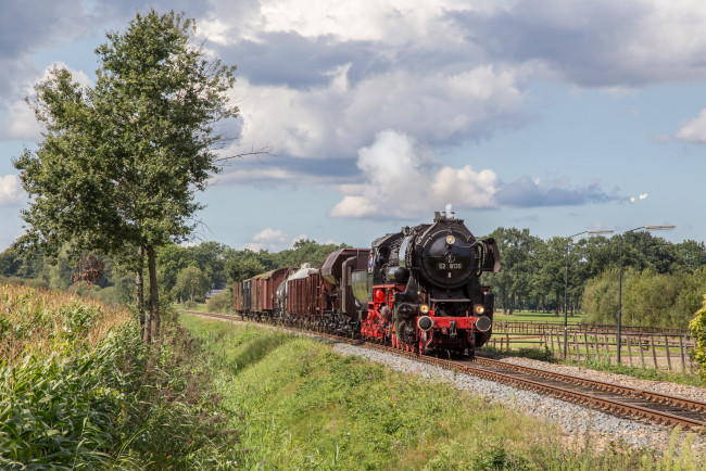 Обои картинки фото техника, паровозы, состав, локомотив