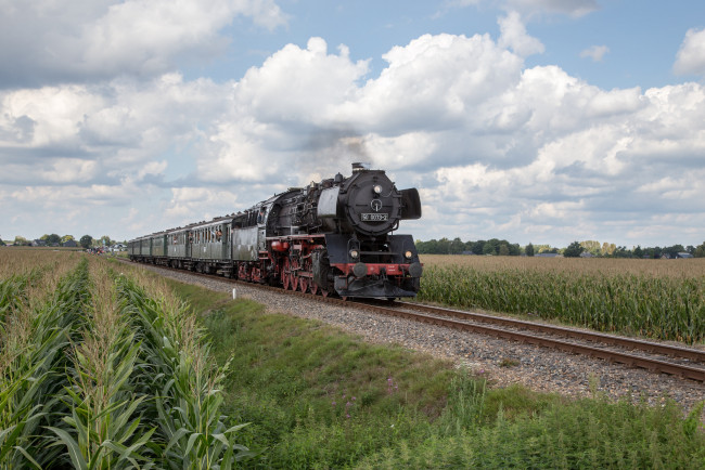 Обои картинки фото техника, паровозы, состав, локомотив