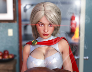 Картинка 3д+графика люди+ people девушка взгляд фон