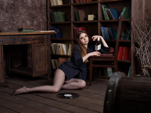 Картинка девушки -unsort+ брюнетки темноволосые девушка фон взгляд