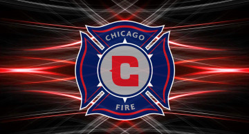 обоя спорт, эмблемы клубов, fire, soccer, club, chicago, фон, логотип