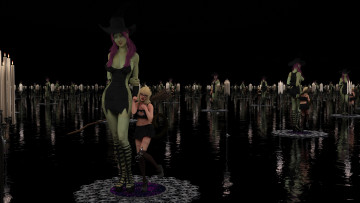 Картинка 3д+графика фантазия+ fantasy фон взгляд девушка