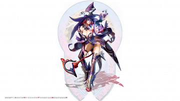 Картинка календари фэнтези шляпа девушка