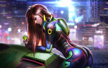 Картинка видео+игры overwatch девушка