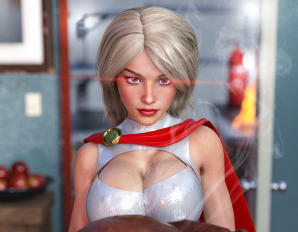 Обои картинки фото 3д графика, люди , people, девушка, взгляд, фон