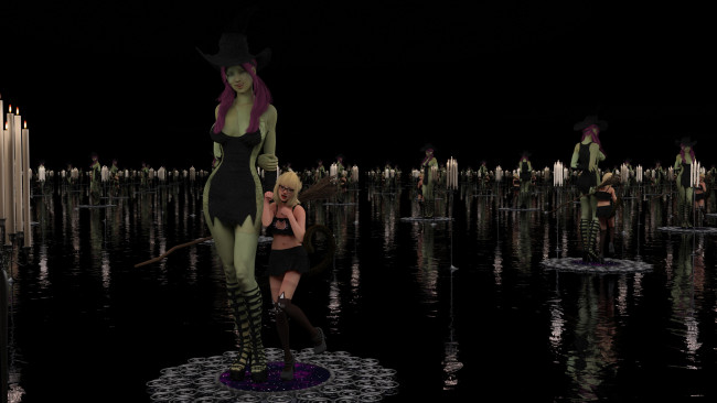 Обои картинки фото 3д графика, фантазия , fantasy, фон, взгляд, девушка