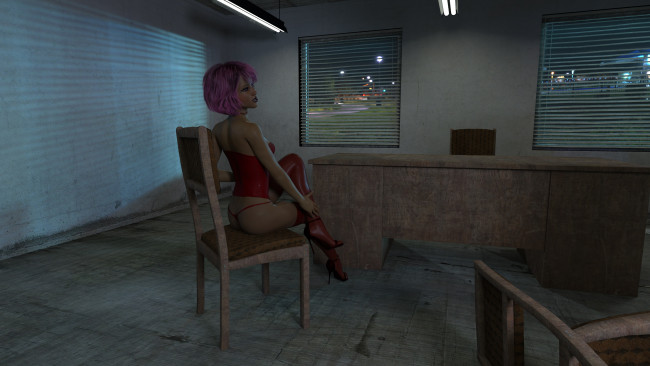 Обои картинки фото 3д графика, люди , people, девушка, взгляд, фон