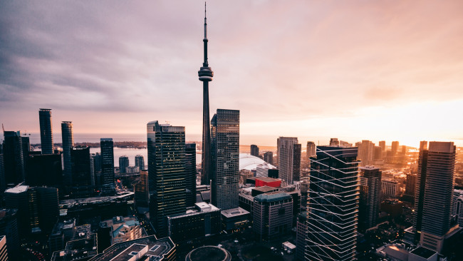 Обои картинки фото города, торонто , канада, башня, торонто