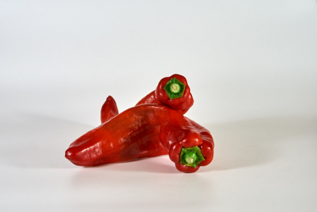 Обои картинки фото еда, перец, красный, стручки