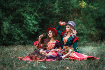 Картинка девушки -+группа+девушек красивая девушка