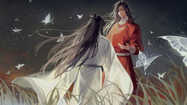 Обои картинки фото аниме, tian guan ci fu, благословение, небожителей, tian, guan, ci, fu, мосян, тунсю