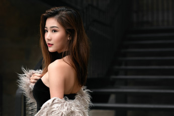 Картинка девушки -+азиатки азиатка профиль