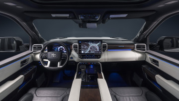 Картинка автомобили интерьеры toyota tundra capstone crewmax интерьер тойота пикап