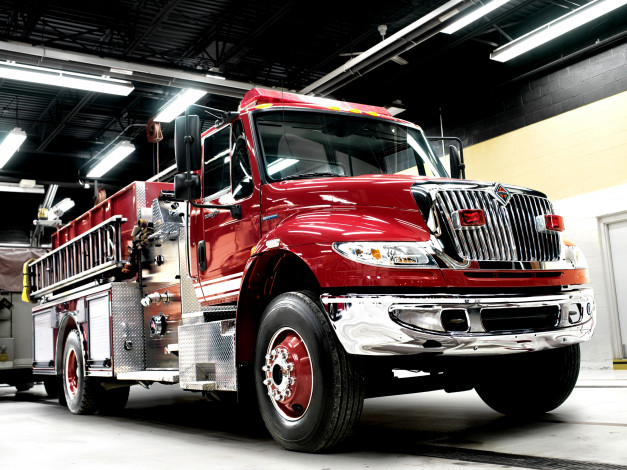 Обои картинки фото автомобили, пожарные машины, international